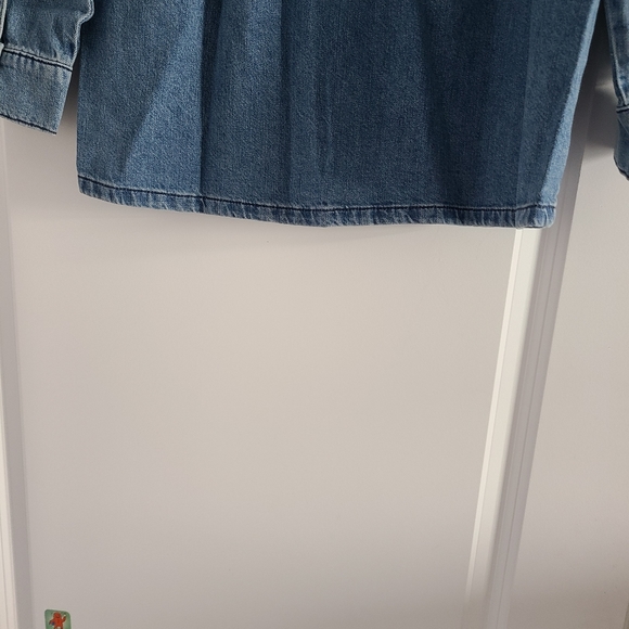 BA&SH Denim Cotton Button Down (Size - XS) - Picture 8 of 11